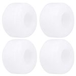 Keenso 4Pcs/Set Skateboard Wheel, 50MM High Elasticity PU Fish Board Skateboard Wheels Replacement Accessories(white) electric scooter electric scooter