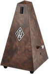 Wittner Metronome Taktell Pyramid Shape System Maelzel Designer Series - Plastic casing - With bell - Root wood - Mechanically wound - No batteries required - Made in Germany