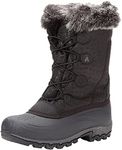 Kamik Women's Momentum Snow Boot, Black, 6