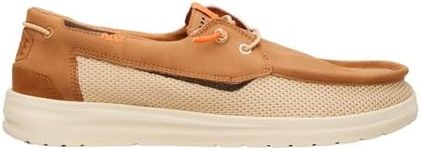 Hey Dude Welsh Grip Mix Tan/Orange Size 8, Men’s Shoes, Men's Slip-on Loafers, Comfortable & Light-Weight