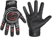 AIGEVTURE Baseball Bating Gloves Adult Youth Baseball Softball Batting Gloves Men Women Black X-Large