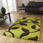 Izaan Rugs Super Ultra Soft Shaggy Handcrafted Anti-Skid Silk Touch Carpet 2 Inch Pile Height Area Rug for Living Room, Bedroom and Hall [Size 12x12 feet (Round)]