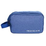 TRAVALATE Solid 12 Cms Cosmetic Pouch (M_TR1681-NavyBlue_Navy Blue)