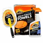 Armor All Interior Car Cleaning Kit, Interior Detailer Spray with Microfiber Towels and Microfiber Duster, 16 Fl Oz (3 Piece Kit)