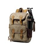 G-raphy Camera Backpack Waterproof for DSLR/SLR Cameras, Tripods, Flashes, Lenses and Accessories (Khaki)