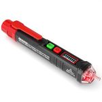 KAIWEETS HT100 Voltage Tester, Dual-Range 12V-1000V/48V 1000V Non-Contact Electrical Tester, Voltage Sensitivity Electric Compact Pen with NCV, LED Flashlight, Buzzer Alarm, Wire Breakpoint Finder