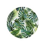 Talking Tables Tropical Fiesta Palm Tree Party Plates | Mexican Luau Hawaiian Cuban Havana, Paper Disposable, Green, Pack of 8, Dia 23cm, 9"