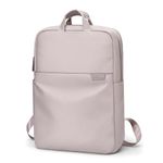 Travel Laptop Backpack for Women Anti Theft Slim Durable College Bookbag Business Computer Bag Fit 17 Inch Notebook (Pinkish Grey, 17 Inch)