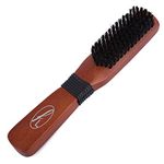 Fine Lines - Long Paddle Bristle Brush | Boar and Nylon Bristle Hair Brush | Soft Bristle Hair Brush for Afro, Wet or Curly Hair | Bristle Hair Brushes for Women and Men