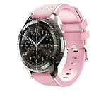 Bands for SAMSUNG Gear S3 Frontier/Classic/Moto 360 2nd Gen 46mm Watch Silicone Bracelet, Sports Silicone Band Strap Replacement Wristband For Samsung Gear S3 Frontier/S3 Classic (Blush Pink)