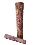 SEPARATE WAY Handcrafted Marble Leaf Engraved Herb Smoking Chillum Pipe With Long Inner Stone (4Inch Marble)
