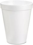 DART 8J8 Insulated Styrofoam Cup, 8 Oz, 1000/CT, White, 1000 Count (Pack of 1)