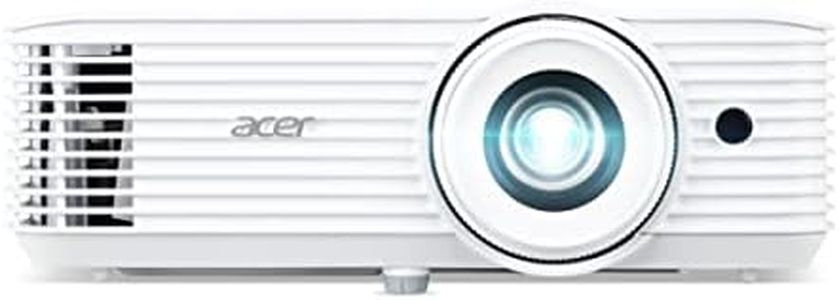 Acer H6816ATV Android TV DLP Proiettore (4K UHD (3.840 x 2.160 pixel) 4.000 ANSI lumen, contrasto 10.000:1, 3D, Keystone, 1 altoparlante da 10 Watt, HDMI (HDCP), bianco, Home Cinema