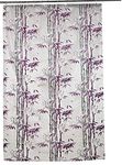 Kuber Industries Bamboo Design Waterproof PVC Shower Curtain with 8 Hooks (CTKTC33777, Purple, 54 x 84 inch)