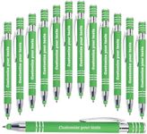 KOLOWKO Personalized 2 in 1 stylus Ballpoint pen, up to 1000 bulk/Custom Engraved Name, Text, Message - ballpoint pen for business, graduation, anniversary, communion gifts