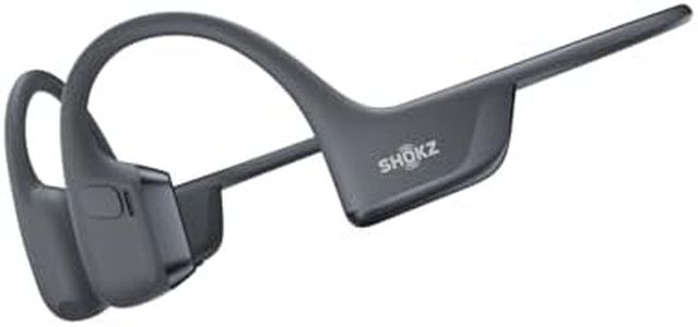 SHOKZ Casque à Conduction Osseuse OpenRun Pro 2, Écouteurs sans Fil Bluetooth 5.3, Microphones Réducteurs de Bruit, Étanchéité IP55, 12h d'Autonomie, Charge Rapide USB-C, Noir