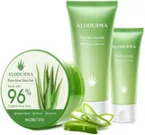 All Purpose Aloe Vera Gels Set - 4 Pack - 2 x 200g Aloe Vera Gel, 114g Aloe Vera Gel & 45g Aloe Vera Gel Travel Size