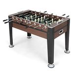 Giantex Foosball Table Adult Size - 54" Foosball Table Full Size with 2 Balls, Wood Football Table, Arcade Soccer Table Game for Kids Adults, Game Room, Home, Office, Party