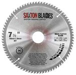 TCT19080TTCG Saxton TCT Circular Saw Blade 190mm x 80T x 30mm Bore (16, 20 and 25.4mm ring) Aluminium Laminate Hardwood