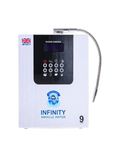 INFINITY MIRACLE WATER Alkaline Water Ionizer–9 Platinum-Coated Titanium Plates |-1000mv ORP & 1800ppb Hydrogen-80 LPH-pH 3.5-10.5 | Auto-Cleaning | Wall or Tabletop | Powerful Alkaline Water Ionizer