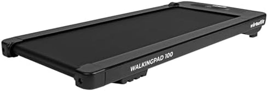 Virtufit - Klappbares Laufband für Zuhause - Walkingpad 100 - Tragfähigkeit 100 kg - Schreibtisch-Laufband mit 12 Programmen und Fernbedienung