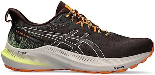 ASICS Men's GT-2000 12 Trail Running Shoe, 9, Nature Bathing/NEON Lime