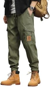 Lymio Men Cargo || Men Cargo Pants || Men Cargo Pants Cotton || Cargos for Men (72-L) Green