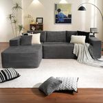 ovios 104" Cloud Sectional Couch wi