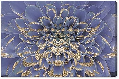 The Oliver Gal Artist Co. Floral and Botanical Wall Art Canvas Prints 'Floralia Lilac' Home Décor, 30 in x 20 in, Purple, Gold
