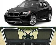 Able 3D-FIX Type Car Non-Magnetic Sun Shade Curtains for BMW-X1 Old Set of 6 Pcs (2009 to 2014 Model)