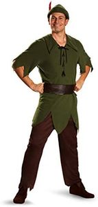Peter Pan Standard Adult Costume: Up to Size 46