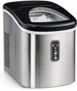 Cooks Professional 14kg Ice Maker – Silver Countertop Machine