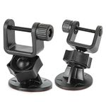 2Pcs Dash Cam Mount, Mini Car Dash Cam Mount Universal Adhesive Mount Holder, U Head, for Vehicle Video Recorder on Windshield & Dash Board