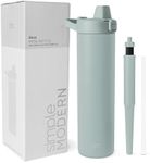 Simple Modern Filtered Water Bottle | Insulated Stainless-Steel Carbon Filter Travel Water Bottles | Reusable for Clean Drinking Water On The Go | Mesa Collection | 24oz, Sea Glass Sage