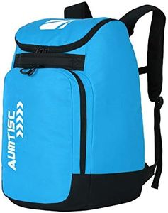 AUMTISC Mochila para Botas de esquí Bolsas de esquí Ligeras para Snowboard Equipaje Durable Azul