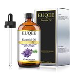 Lavender Essential Oil 118mL Pure Lavender Oil Large Capacity Essential Oil with Glass Dropper for Diffuser, DIY Candle - 4Fl. Oz