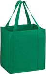 100PCS Green Bulk Reusable Folding Supermarket Grocery Shopping Bags Cloth Bag AU