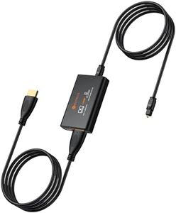 Neoteck ARC/eARC Audio Extractor, HDMI ACR Audio to Optical Extractor with Supports PCM 2.0, Dolby 5.1, DTS 5.1, 24bit/192kHz, Plug and Play, Suitable for TV, Home Cinema & Legacy Audio Systems