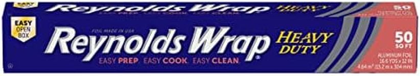 Reynolds Wrap Heavy Duty Aluminum Foil, 50 Square Feet (Packaging May Vary)