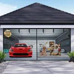 Garage Door Screen for 2 Car Garage