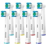 Replacement Toothbrush Heads for Oral B Braun, 8 Heads Professional Electric Toothbrush Heads, Brush Heads Refill Compatible with Oral-B Toothbrush (8 Heads)