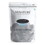 mi nature Natural Activated Charcoal Powder | Herbal Teeth Whitening Powder- Detoxifying Activated Charcoal | 100% Pure & Natural Face Mask| 227g/1/2 lbs/8 oz