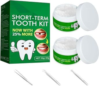 Dental Repair Kit,Broken Tooth Filler,Tooth Filling Repair Kit,Tooth Repair Kit for Missing Teeth,60 G Thermal Beads for Teeth,with Small Tweezers Set.