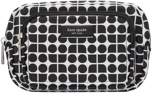 Kate Spade New York Womens Noel Printed Fabric Belt Bag Black Multi One Size, Black Multi, Regular