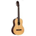 Ortega Guitars RST5M Student Series Full Size Classical 6-String Guitar, Spruce Top, Catalpa Body Natural Matte Finish