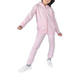 M17 Kids Unisex Zip Through Hoodie Long Sleeve Hooded Sweatshirt Jacket Top With Pocket - Pink - (13-14 Years)