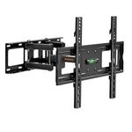 Prosac Full Motion TV Wall Mount for 26–65 Inch Flat & Curved TVs, Heavy-Duty Tilt Swivel Extension Bracket with Dual Articulating Arms, Max VESA 400x400mm, Holds Upto 40kg