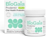 BioGaia Prodentis | Dental Probiotic Lozenges | Promotes Healthy Gums & Teeth | Defends Against Dental Problems | Replenishes Oral Microbiome | Improves Oral Health | Apple Flavor | 30 Day Supply