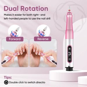 Oukzon Cordless Electric Nail Drill – Rechargeable Manicure Tool