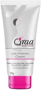 Qraa Advanced Lacto Dark Underarm Whitening Cream, 50g For even toned underarms - Paraben Free